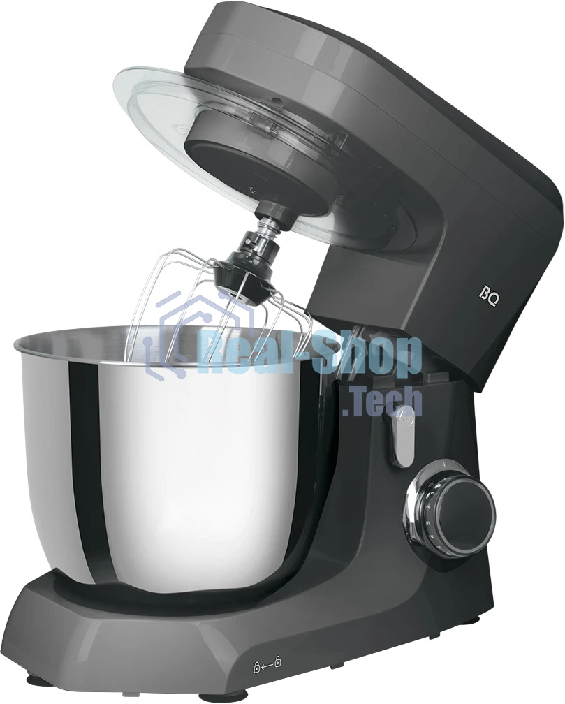 Миксер BQ MX342 серый, стационарный, 1600 Вт, 4.5 л, 10 скоростей