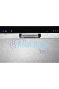 Посудомоечная машина Weissgauff TDW 4017 DS, серебристый/черный, 55 см, 6 компл., 49 дБ, класс A+