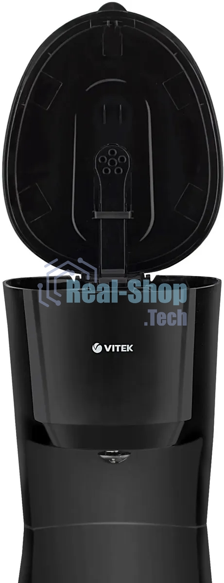 Кофеварка капельная Vitek VT-1528 BK черный, исп. кофе - молотый, 1.25 л, 750 Вт