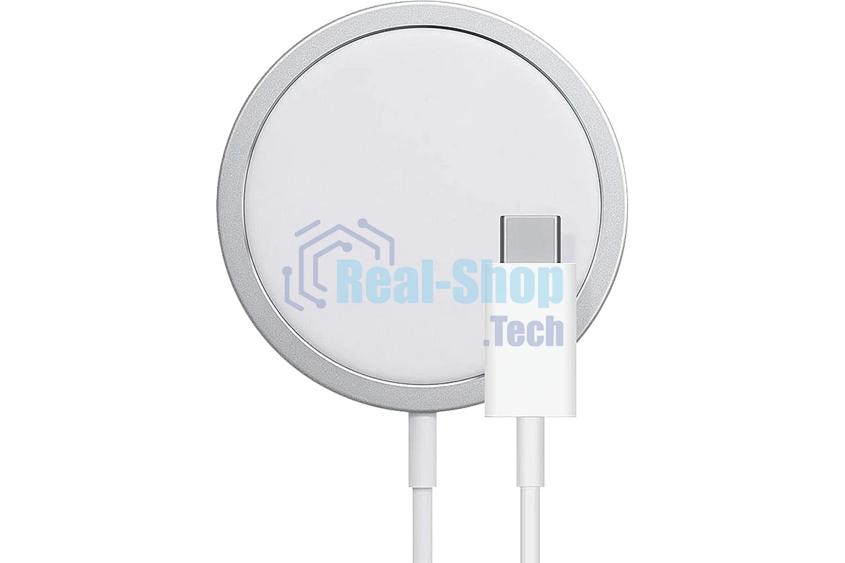 Беспроводное сетевое зарядное устройство Qumo Qi15w (Charger 0046) c поддержкой MagSafe для iPhone