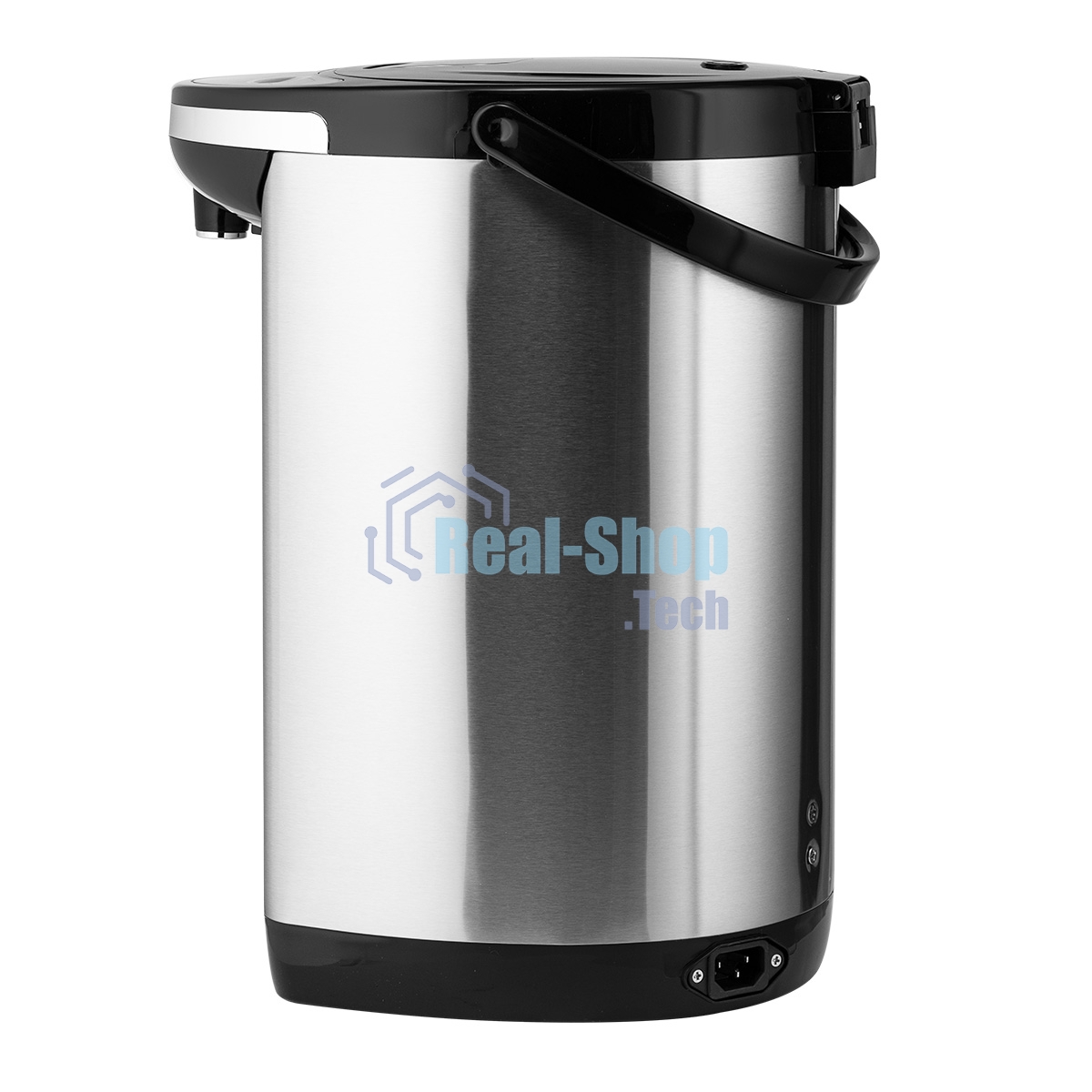 Термопот Centek CT-1084 сталь, 6.0 л, 750 Вт, 2 способа подачи воды, двойная защита от перегрева