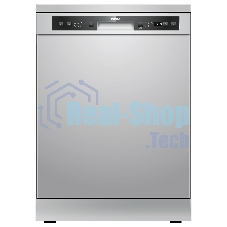 Посудомоечная машина BBK 60-DW120D, серебристый, 59.8 см, 12 компл., сушка конденсационная, 49 дБ, класс A++