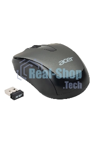 Мышь беспроводная Acer OMR134 серый, 1000 dpi, радиоканал, USB, кнопки - 3