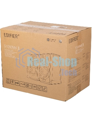 Акустическая система Edifier S1000MKII Brown (2.0,Bluetooth 5.0,ДУ,2x 25 Вт (ВЧ), 2x 35 Вт (СЧ/НЧ)