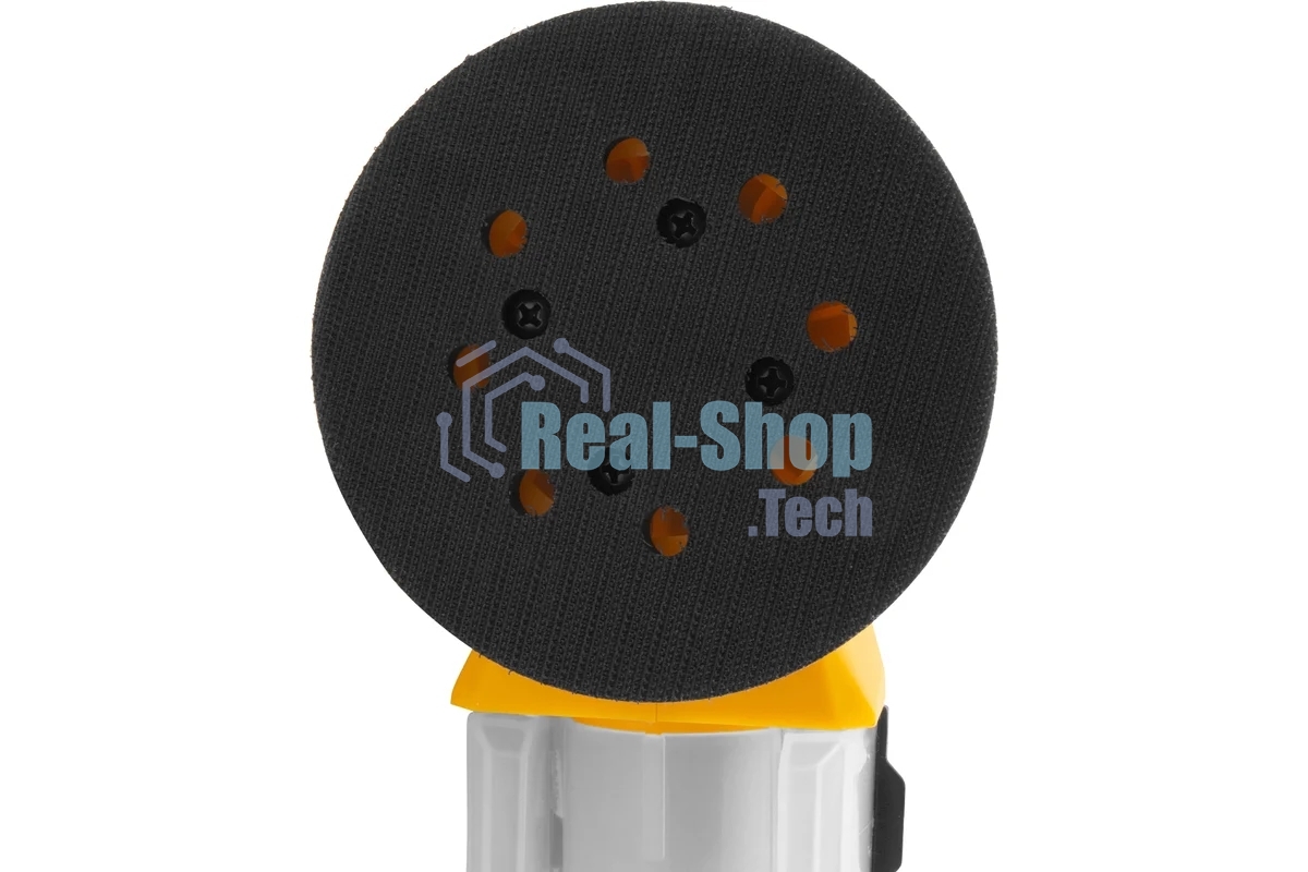 Эксцентриковая шлифовальная машина Denzel OS-125, 450 Вт, 6000-12000 об/мин