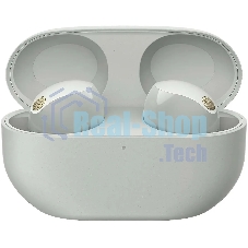 Наушники TWS Sony WF-1000XM5 серебристый, внутриканальные, Bluetooth, активное шумоподавление, беспроводная зарядка, до 8 ч