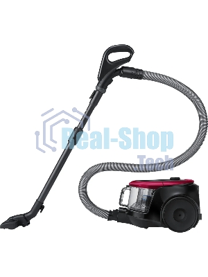 Пылесос Samsung VC18M21C0VR/EV красный/черный, 380/1800 Вт, уборка сухая, пылесборник контейнер 1.5 л