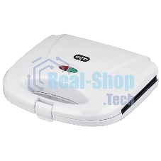 Вафельница OLTO WA-1017 750 Вт, антипригарное покрытие, защита от перегрева, белый