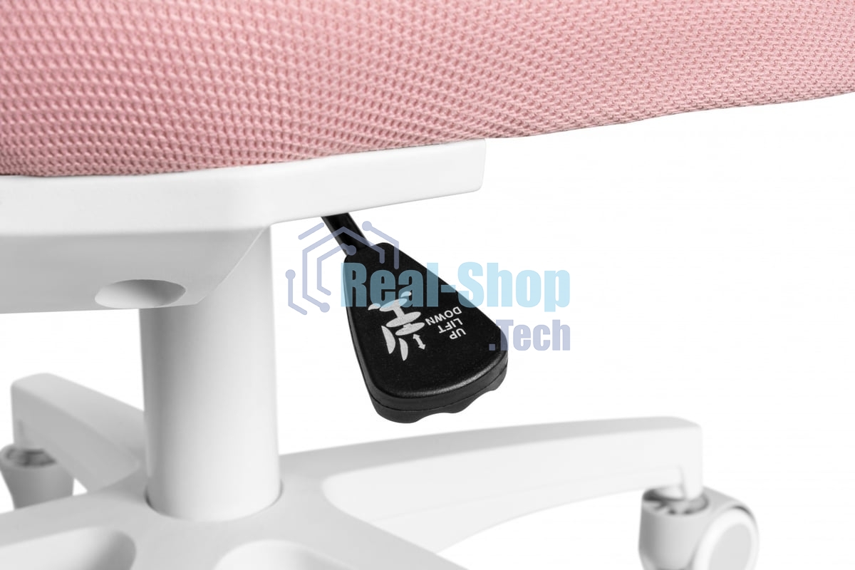 Кресло детское Cactus CS-CHR-3594PK розовый крестов. пластик белый