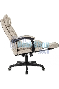 Кресло руководителя Бюрократ CH-820MSG-F бежевый 38-402 крестов. пластик подст. для ног