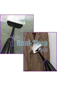 Швабра паровая Kitfort КТ-1051 1500Вт черный/фиолетовый