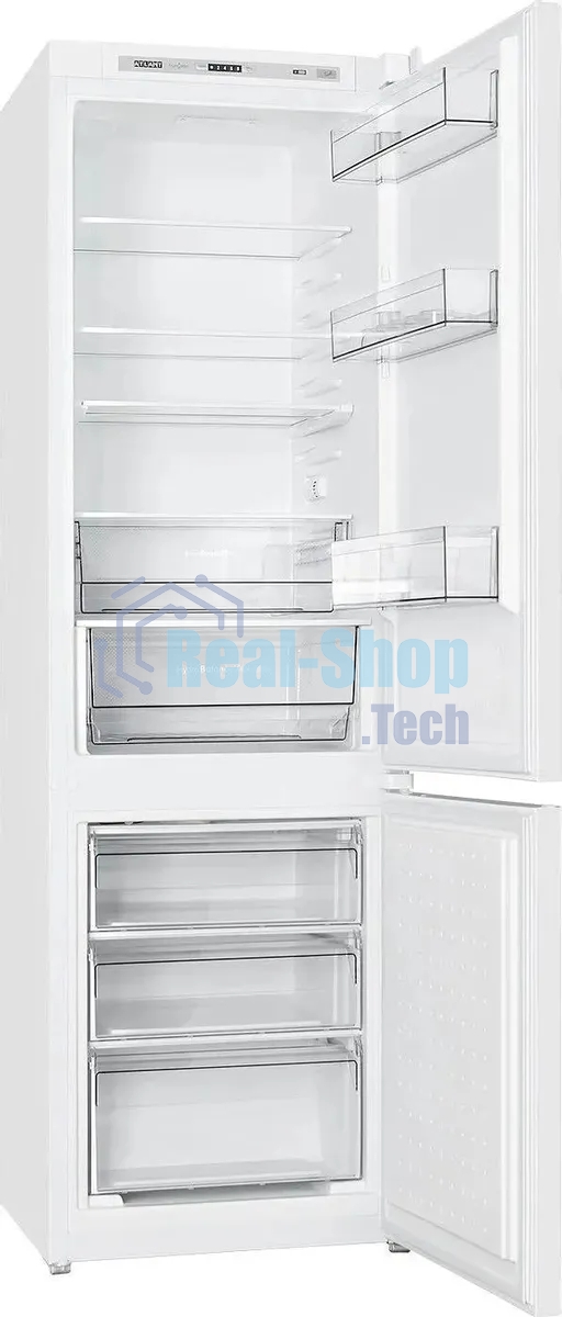 Встраиваемый холодильник Atlant ХМ-4319-101 белый двухкамерный 175/70л морозилка снизу
