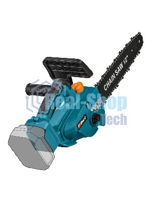 Цепная пила аккумуляторная Bort BKS-2112 18В Li-Ion, Makita 18V LXT, шина 305мм, Бесщеточный, Шаг цепи, дюйм 3/8, холостого хода, об/мин 0-3 400, вес 2 кг, БЕЗ АКБ И ЗУ [93418422]