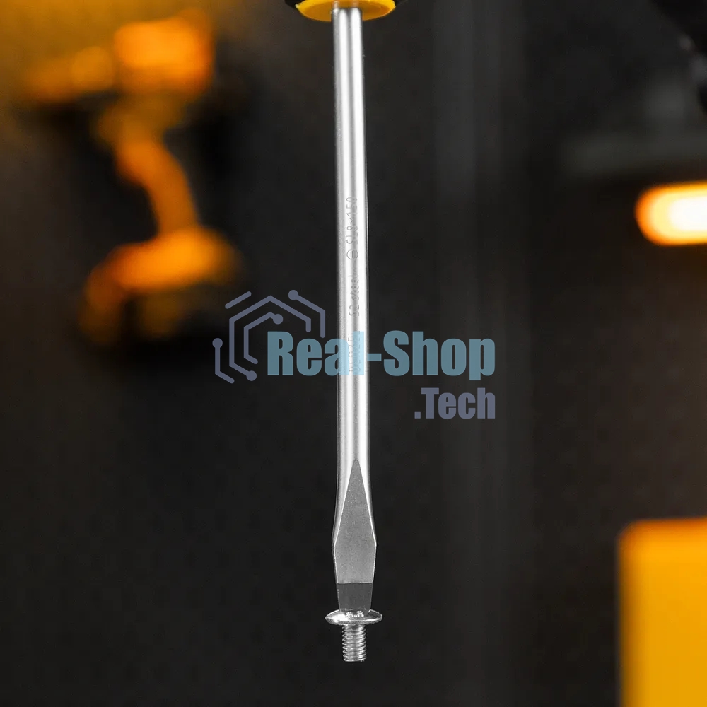 Отвертка Denzel SL8x150 мм, S2, 3к рукоятка