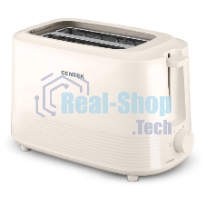 Тостер Centek CT-1433 слоновая кость, 750 Вт, 2 слота