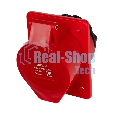 Розетка стационарная для скрытой установки PPC 425 3Р+РЕ+N 32А 380В IP44 Jazzway