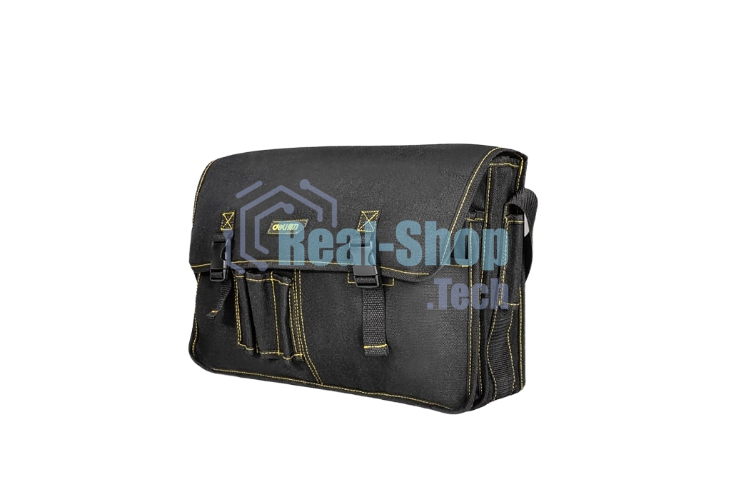 Сумка-портфель для инструментов Deli DL-P8 450 x 150 x 290мм, 8 карманов, плечевой ремень, ткань Оксфорд