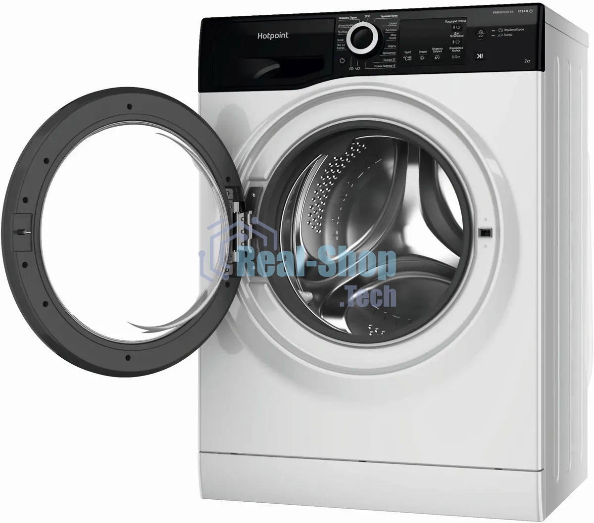 Стиральная машина Hotpoint NSB 7239 ZK VE RU белый, загр. фронтальная макс.: 7 кг 1200 об/мин класс: А