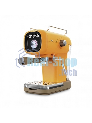 Кофеварка эспрессо BQ CM2004 желтый, исп. кофе - молотый, 0.6 л, 1100 Вт, 20 бар
