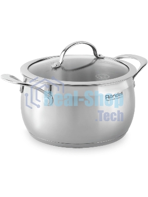Кастрюля Rondell Admiring RDS-747 5.3 л. d=22 см (с крышкой) стальной