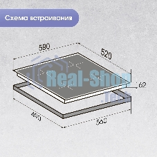 Индукционная варочная панель Zigmund & Shtain CI 62.6 B черный