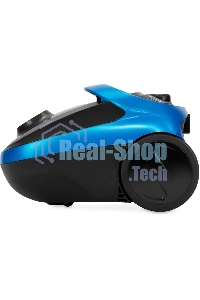 Пылесос Hyundai HYV-B1550 синий/черный, 250/1800 Вт, уборка сухая, пылесборник мешок, 1.5 л (в компл.:1мешок)