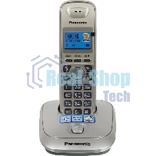 Телефон Panasonic KX-TG2511RUN (платиновый) АОН, Caller ID,спикерфон на трубке,переход в Эко режим одним нажатием