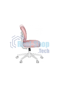 Кресло детское Cactus CS-CHR-3594PK розовый крестов. пластик белый