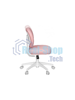 Кресло Cactus CS-CHR-3594PK розовый, ткань, 75 кг, механизм качания