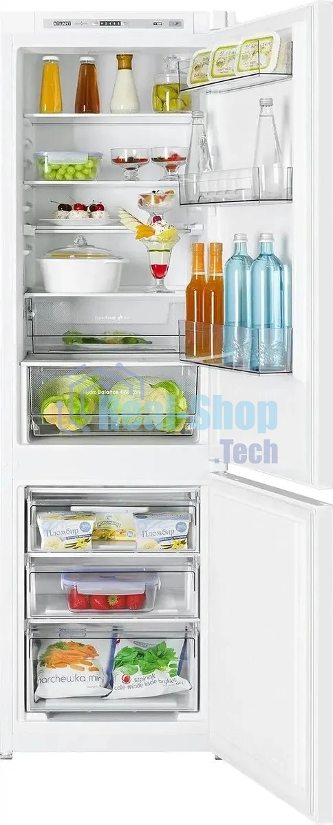 Встраиваемый холодильник Atlant ХМ-4319-101 белый двухкамерный 175/70л морозилка снизу