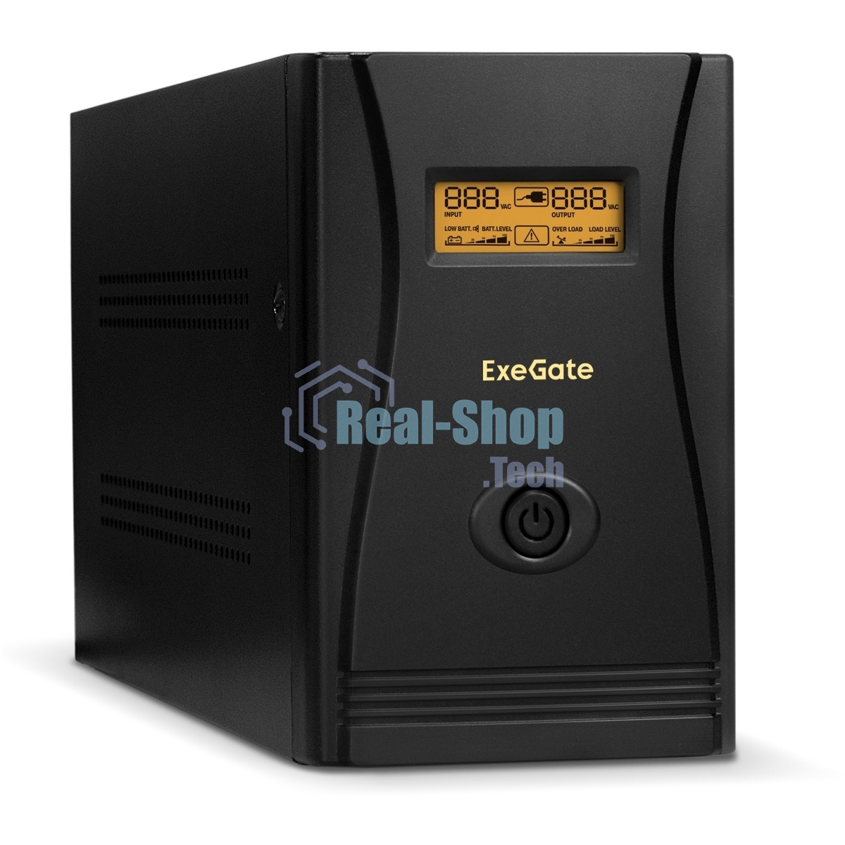 Источник бесперебойного питания ExeGate SpecialPro Smart LLB-2000.LCD.AVR.EURO.RJ/2000 ВА/1200 Вт/4xCEE 7 (евророзетка)