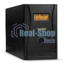 Источник бесперебойного питания ExeGate SpecialPro Smart LLB-2000.LCD.AVR.EURO.RJ/2000 ВА/1200 Вт/4xCEE 7 (евророзетка)
