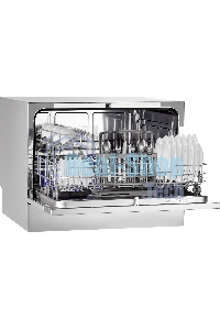 Посудомоечная машина Weissgauff TDW 4017 DS, серебристый/черный, 55 см, 6 компл., 49 дБ, класс A+