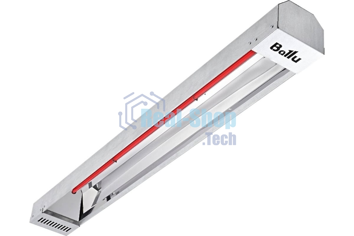 Обогреватель инфракрасный Ballu BIH-T2-1.5 серый, 1500 Вт, 15 м2