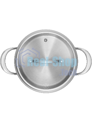 Кастрюля Rondell Admiring RDS-747 5.3 л. d=22 см (с крышкой) стальной