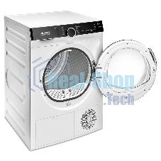 Сушильная машина BRANDT WFB106QWE белый, 10 кг, сушка - конденсационная, программ - 14, 59.5 x 84.5 x 67.5 см