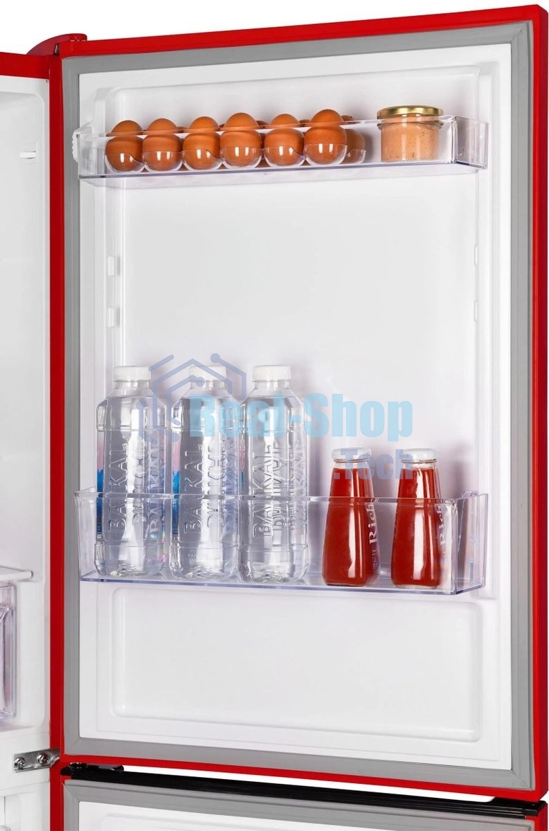 Холодильник Nordfrost NRB 161NF R красный двухкамерный 170/105 л морозилка снизу