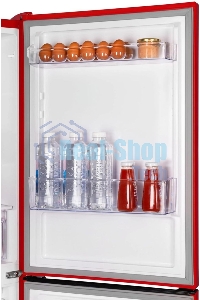Холодильник Nordfrost NRB 161NF R красный двухкамерный 170/105 л морозилка снизу
