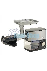 Мясорубка электрическая DELTA LUX DE-602MS черная нерж, НАСАДКА ДЛЯ ТОМАТА, 3600 Вт, (4)