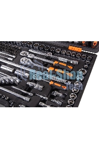 Набор инструментов ВИХРЬ 1/2, 1/4, CrV, в кейсе 142 предмета 73/6/7/13