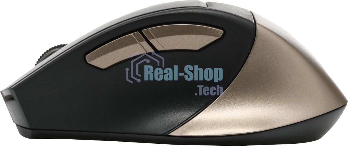 Мышь беспроводная A4Tech Fstyler FG35 золотистый/черный, 2000 dpi, радиоканал, USB, кнопки - 6