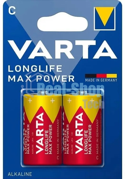 Батарея Varta LongLife Max Power C (2шт) блистер
