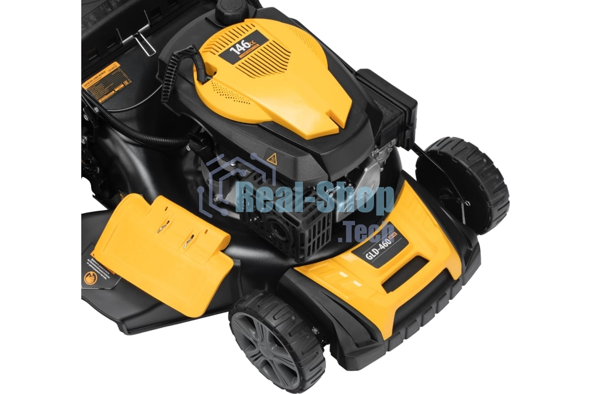 Газонокосилка бензиновая Denzel GLD-460SP-VE, 146 см3, шир. 46см, привод, вариатор, эл.старт, 60 л