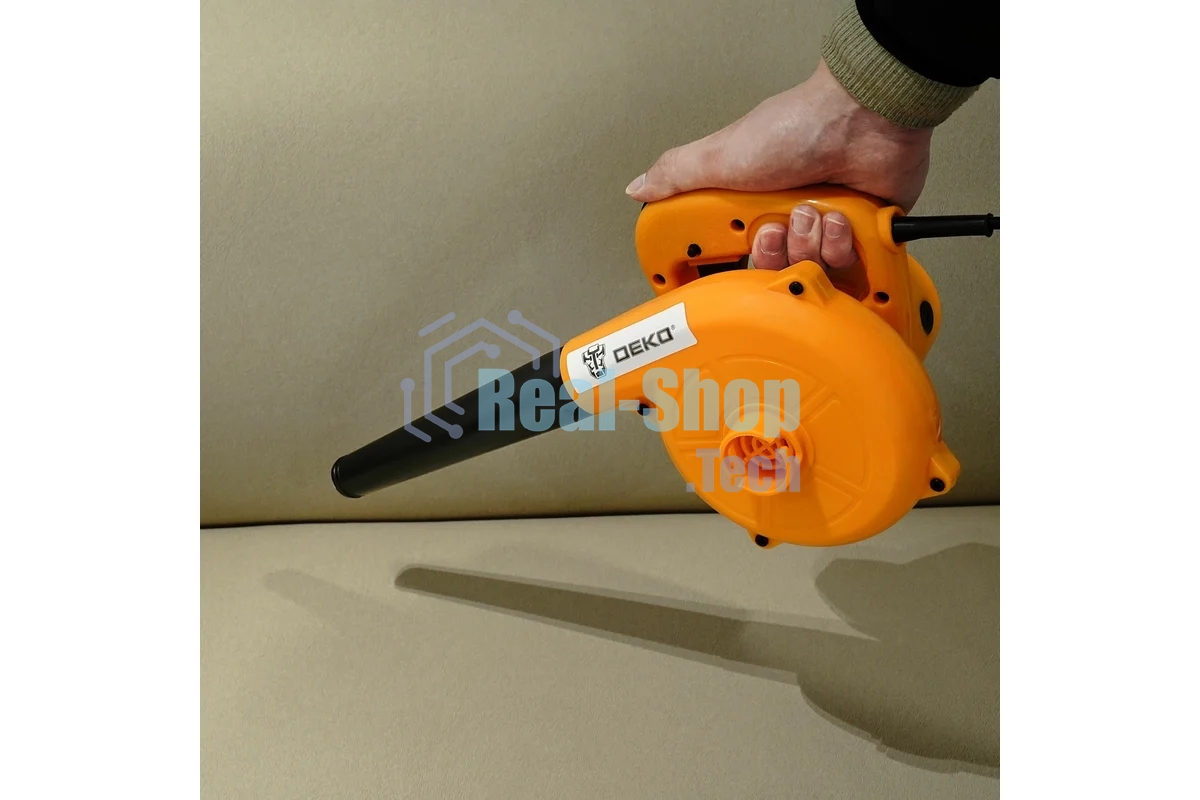 Воздуходувка-пылесос Deko DKBL1100 1100Вт пит.:от сети желтый