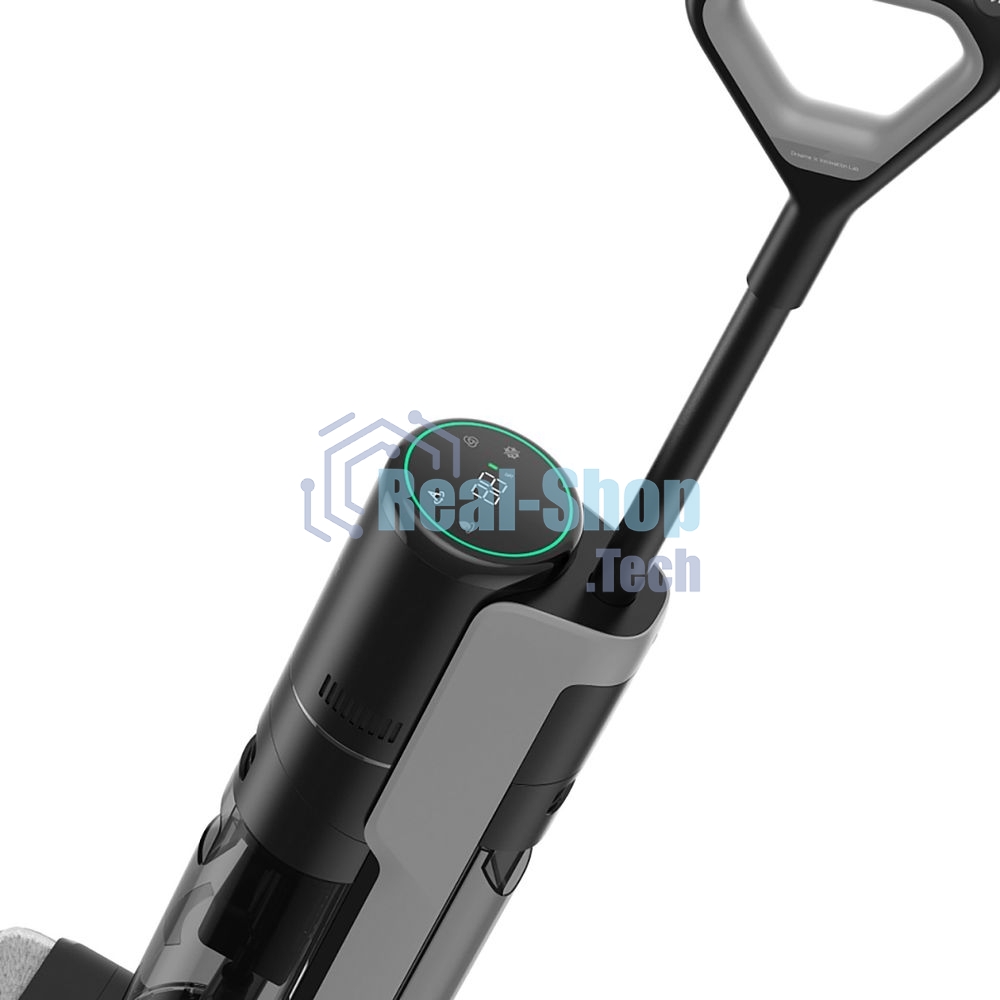 Моющий пылесос вертикальный Dreame H13 Pro, черный/черный, питание от аккумулятора, 250 Вт, уборка влажная и сухая, пылесборник контейнер 0.7 л, работа от АКБ max 40 мин