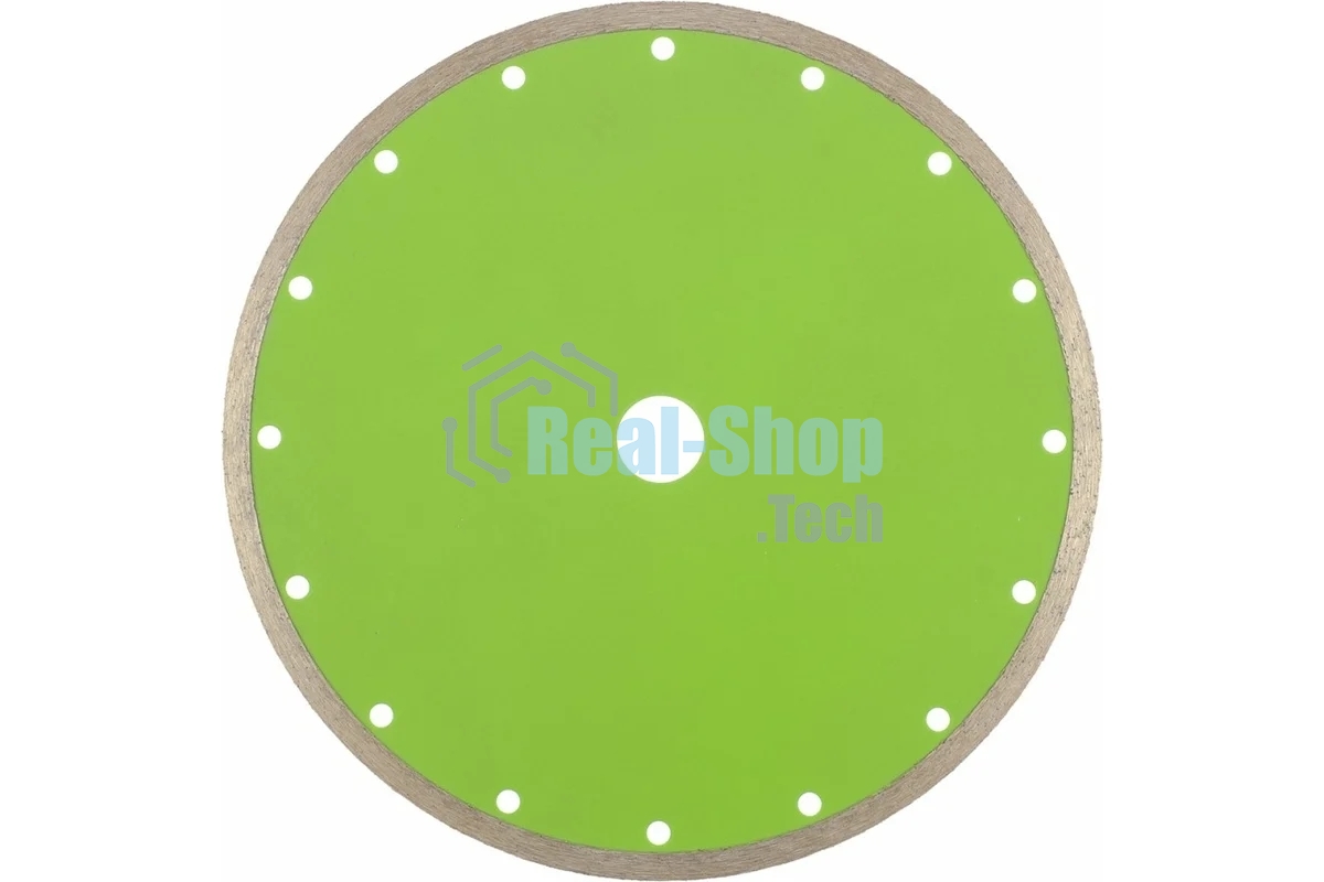 Диск алмазный Сибртех отрезной сплошной, 230 х 22,2 мм, мокрая резка