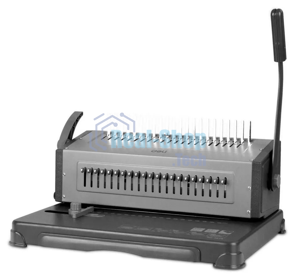 Переплетчик Deli 3874 A4/пластик.пруж. (6-12мм)