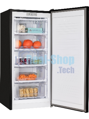 Морозильная камера NordFrost DF 263 BAP черный, 150л, 5 ящиков