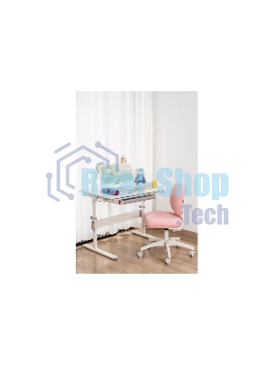 Кресло Cactus CS-CHR-3594PK розовый, ткань, 75 кг, механизм качания