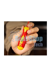 Диэлектрическая крестовая отвертка Deli DL513060 PH0х60 мм сталь Cr-V, сертификат VDE для работ под напряжением до 1000 В